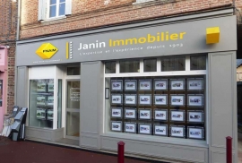 Conception de logo et d'identité graphique pour Janin Immobilier par My Little Com' agence de communication à Brest